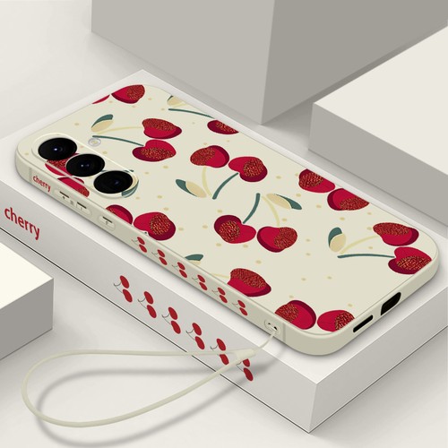 Custodia telefono ciliegia con